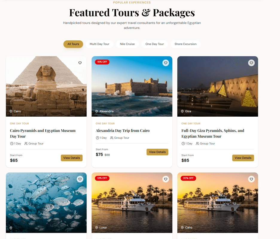 Tour gallery and media pipeline
